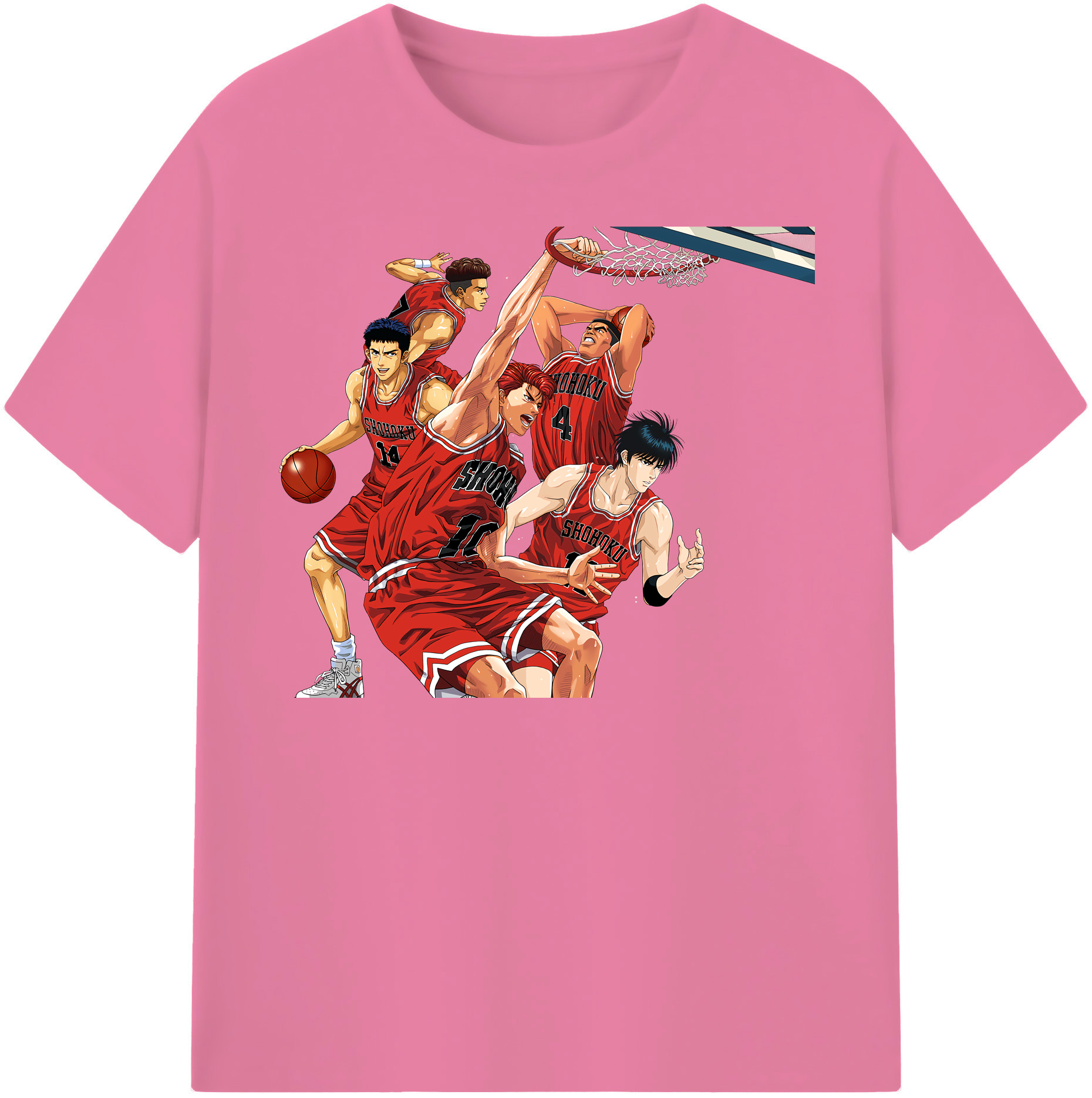 （画像用） SLAM DUNK／スラムダンク 綿100％半袖Tシャツ（フロントプリント）